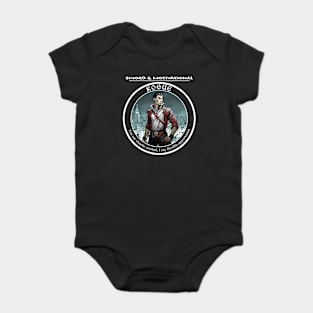 Sword and Motivational - Rogue Dark Baby Bodysuit